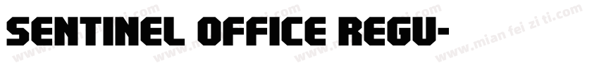 Sentinel Office Regu字体转换
